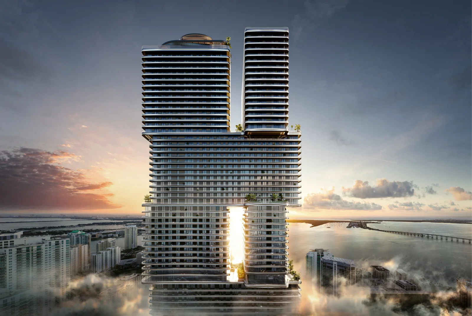 Mercedes-Benz Places in Brickell Miami — image from original project materials